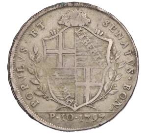 1 скудо (10 паоли) 1797 года Болонья — Фото №2