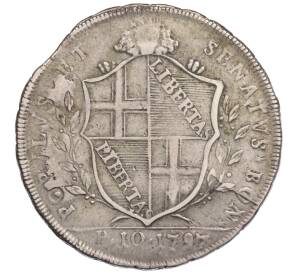 1 скудо (10 паоли) 1797 года Болонья — Фото №2