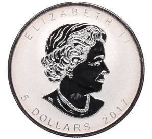 5 долларов 2017 года Канада «Кленовый лист — Год петуха» — Фото №2