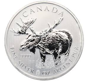 5 долларов 2012 года Канада «Канадская Фауна — Лось» — Фото №1