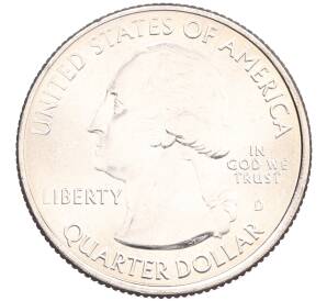 1/4 доллара (25 центов) 2014 года D США «Национальные парки — №23 Национальный парк Арки»