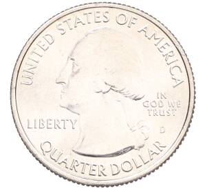 1/4 доллара (25 центов) 2014 года D США «Национальные парки — №23 Национальный парк Арки»