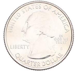 1/4 доллара (25 центов) 2014 года D США «Национальные парки — №23 Национальный парк Арки»