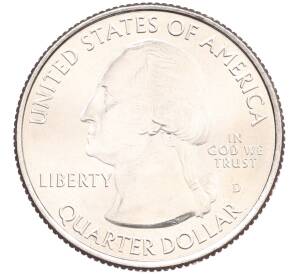 1/4 доллара (25 центов) 2011 года D США «Национальные парки — №6 Национальный парк Геттисберг» — Фото №2