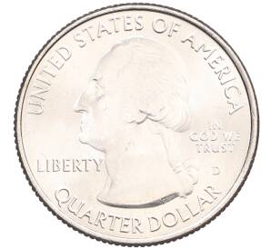 1/4 доллара (25 центов) 2011 года D США «Национальные парки — №6 Национальный парк Геттисберг»