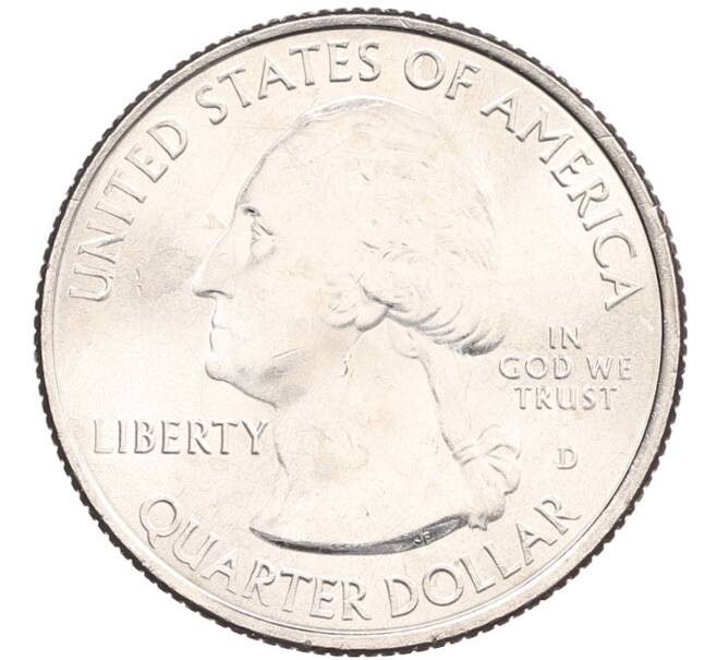 Монета 1/4 доллара (25 центов) 2017 года D США «Национальные парки — №38 Водные пути Озарк» (Артикул: M2-90056) — Фото №2