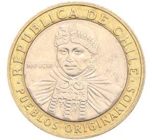100 песо 2008 года Чили — Фото №1