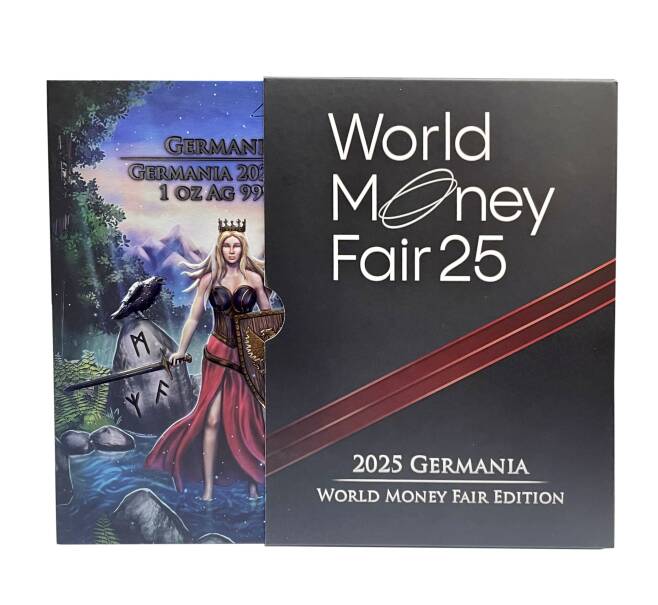 Монета 5 марок 2025 года Германия «Аллегория Германии» (Артикул: M2-88215)