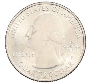 1/4 доллара (25 центов) 2016 года P США «Национальные парки — №31 Национальный лес Шоуни» — Фото №2