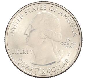 1/4 доллара (25 центов) 2016 года P США «Национальные парки — №31 Национальный лес Шоуни» — Фото №2