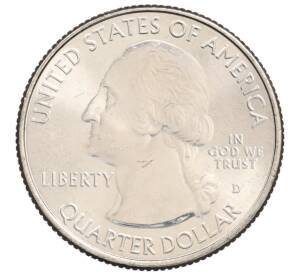 1/4 доллара (25 центов) 2016 года D США «Национальные парки — №33 Харперс Ферри» — Фото №2