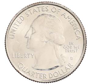 1/4 доллара (25 центов) 2016 года D США «Национальные парки — №33 Харперс Ферри» — Фото №2