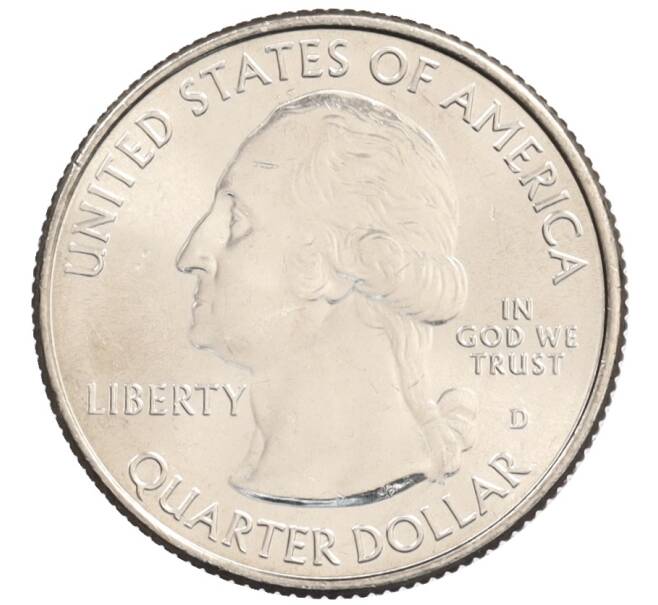 Монета 1/4 доллара (25 центов) 2016 года D США «Национальные парки — №33 Харперс Ферри» (Артикул: M2-90082) — Фото №2