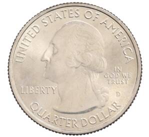 1/4 доллара (25 центов) 2016 года D США «Национальные парки — №33 Харперс Ферри» — Фото №2