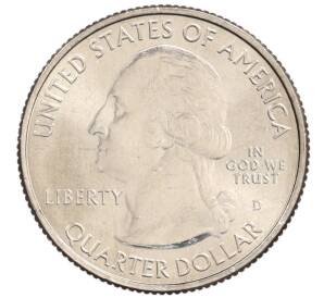 1/4 доллара (25 центов) 2016 года D США «Национальные парки — №33 Харперс Ферри» — Фото №2