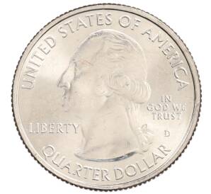 1/4 доллара (25 центов) 2016 года D США «Национальные парки — №33 Харперс Ферри» — Фото №2