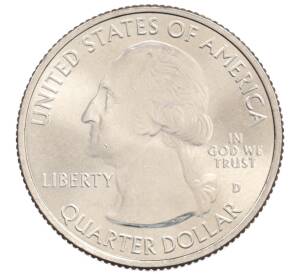 1/4 доллара (25 центов) 2013 года D США «Национальные парки — №18 Национальный парк Грейт-Бейсин» — Фото №2
