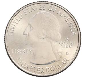 1/4 доллара (25 центов) 2013 года D США «Национальные парки — №18 Национальный парк Грейт-Бейсин» — Фото №2
