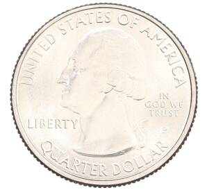 1/4 доллара (25 центов) 2016 года P США «Национальные парки — №31 Национальный лес Шоуни» — Фото №2