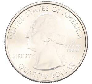 1/4 доллара (25 центов) 2013 года D США «Национальные парки — №20 Национальный мемориал Маунт-Рашмор» — Фото №2