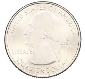 1/4 доллара (25 центов) 2016 года P США «Национальные парки — №34 Национальный парк Теодор-Рузвельт»