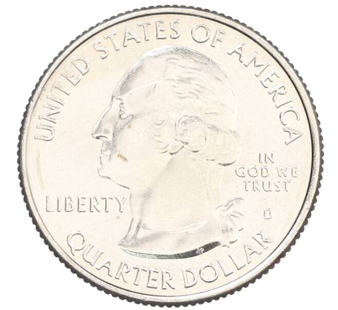 Монета 1/4 доллара (25 центов) 2017 года D США «Национальные парки — №38 Водные пути Озарк» (Артикул: M2-90122) — Фото №2