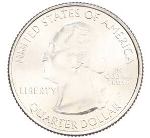 1/4 доллара (25 центов) 2017 года D США «Национальные парки — №38 Водные пути Озарк» — Фото №2