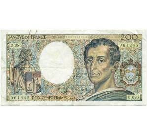 200 франков 1990 года Франция