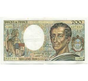 200 франков 1988 года Франция — Фото №1