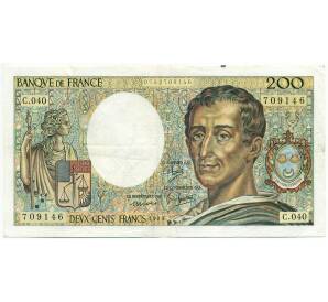 200 франков 1986 года Франция