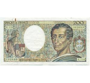 200 франков 1992 года Франция — Фото №1