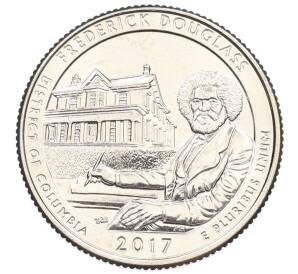 1/4 доллара (25 центов) 2017 года D США «Национальные парки — №37 Национальное историческое место Фредерика Дугласа»