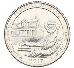 1/4 доллара (25 центов) 2017 года D США «Национальные парки — №37 Национальное историческое место Фредерика Дугласа»