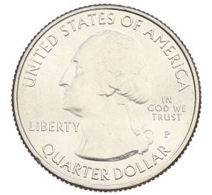 1/4 доллара (25 центов) 2019 года P США «Национальные парки — №46 Национальный исторический парк Лоуэлл» — Фото №2