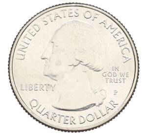 1/4 доллара (25 центов) 2019 года P США «Национальные парки — №46 Национальный исторический парк Лоуэлл» — Фото №2
