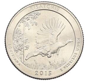 1/4 доллара (25 центов) 2015 года D США «Национальные парки — №27 Национальный заповедник Китсачи»