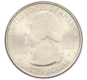 1/4 доллара (25 центов) 2015 года D США «Национальные парки — №27 Национальный заповедник Китсачи»