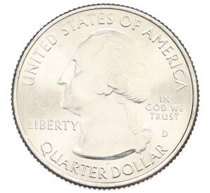 1/4 доллара (25 центов) 2015 года D США «Национальные парки — №27 Национальный заповедник Китсачи»