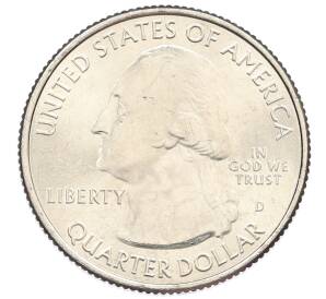 1/4 доллара (25 центов) 2016 года D США «Национальные парки — №32 Национальный парк Камберленд-Гэп» — Фото №2