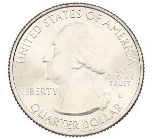 1/4 доллара (25 центов) 2016 года D США «Национальные парки — №32 Национальный парк Камберленд-Гэп» — Фото №2