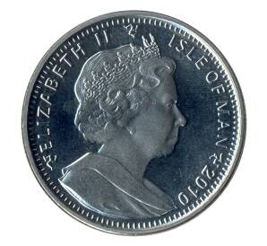 1 крона 2010 года Остров Мэн — Абиссинская кошка — Фото №2