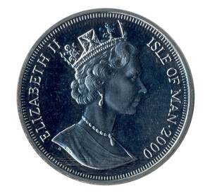 1 крона 2000 года Остров Мэн — Шотландская вислоухая кошка — Фото №2