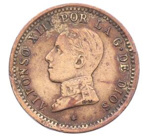 2 сентимо 1912 года Испания — Фото №1