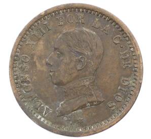 2 сентимо 1911 года Испания — Фото №1