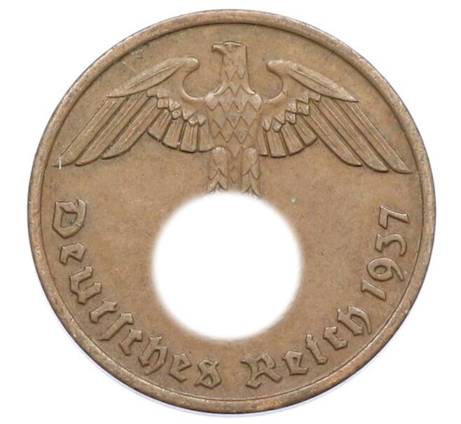 Монета 2 рейхспфеннига 1937 года A Германия (Артикул: K10-3923) — Фото №1