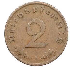 2 рейхспфеннига 1937 года A Германия — Фото №2