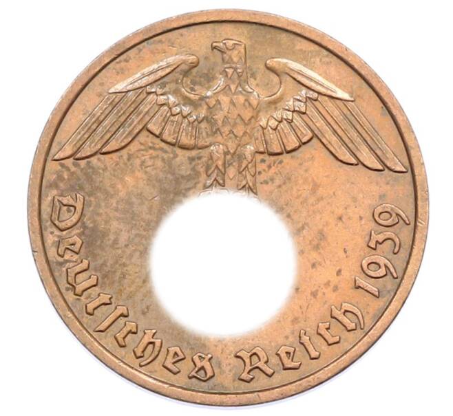 Монета 2 рейхспфеннига 1939 года E Германия (Артикул: K10-3925) — Фото №1