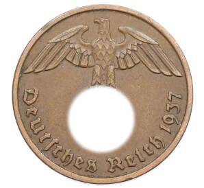 2 рейхспфеннига 1937 года D Германия — Фото №1