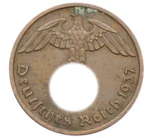 2 рейхспфеннига 1937 года D Германия — Фото №1