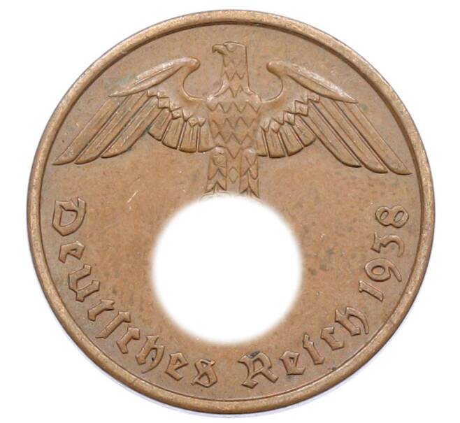 Монета 2 рейхспфеннига 1938 года A Германия (Артикул: K10-3932) — Фото №1